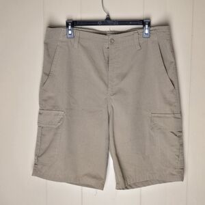 Cooper Denim Men's Tan Khaki Cargo Shorts